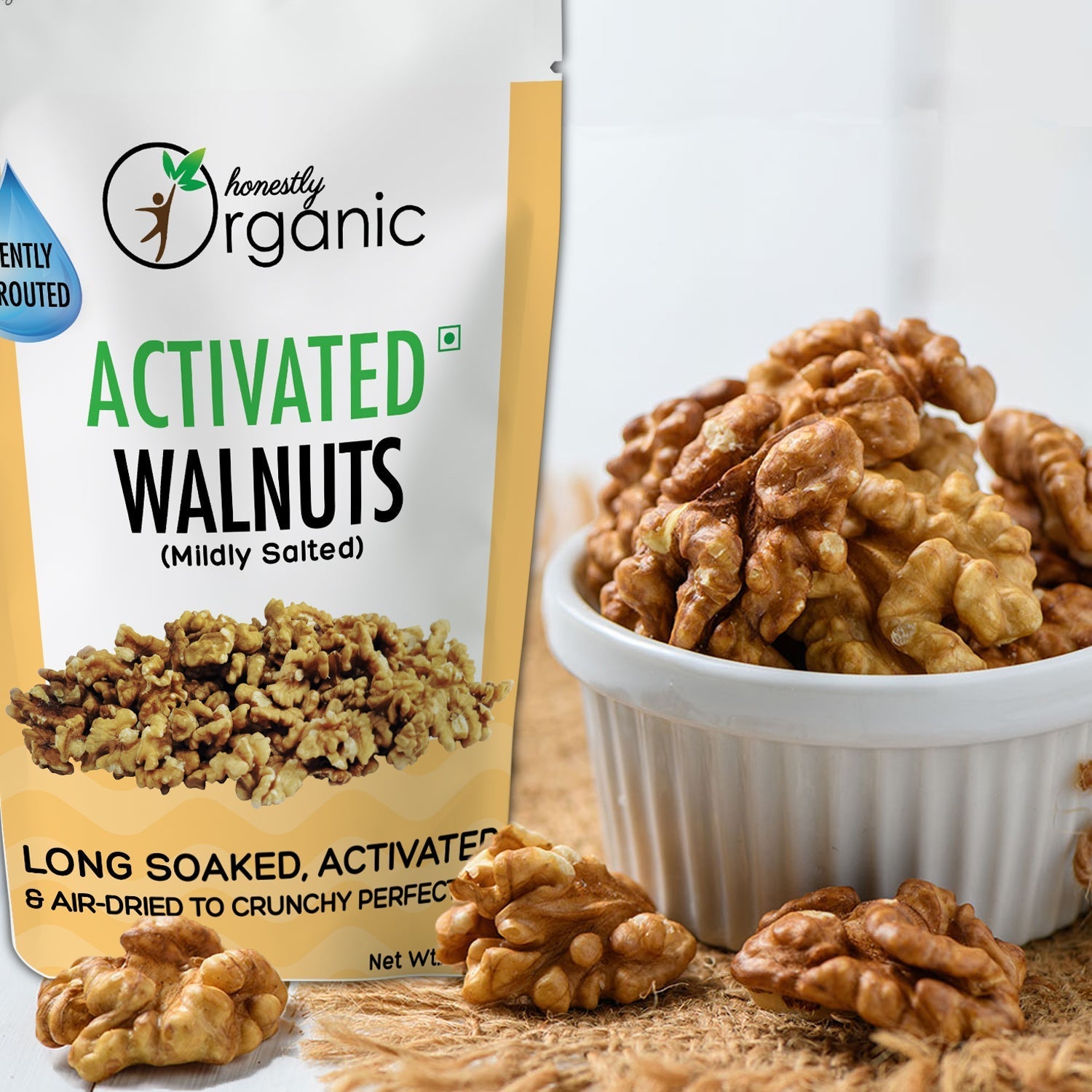 D-Alive Honestly Organic Activated Walnuts - Drmedicart