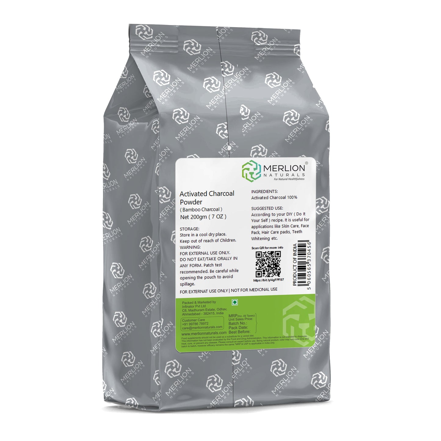 Merlion Naturals Activated Charcoal Powder