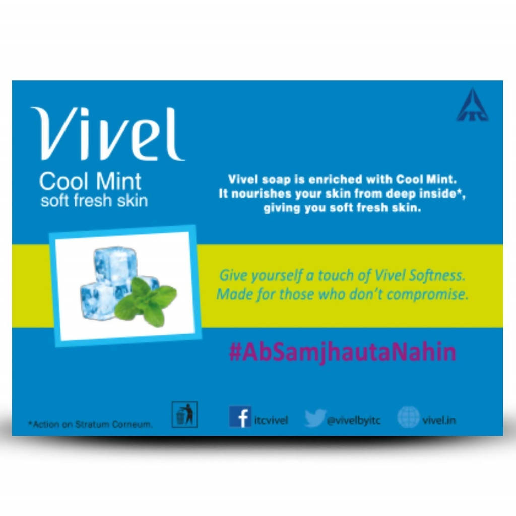 Vivel Cool Mint, Soft Fresh Skin Soap - Drmedicart