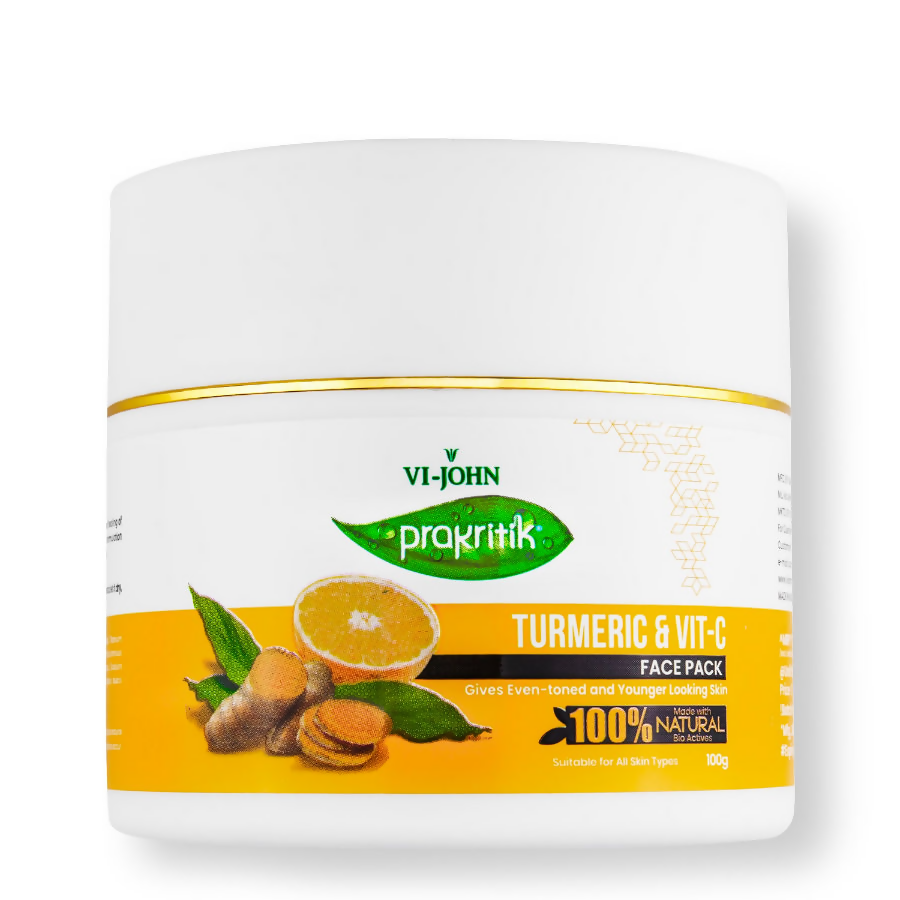 VI-JOHN Prakritik Vitamin C & Turmeric Face Pack