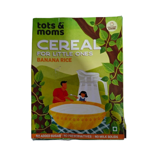 Tots and Moms Organic Cereal Banana Rice