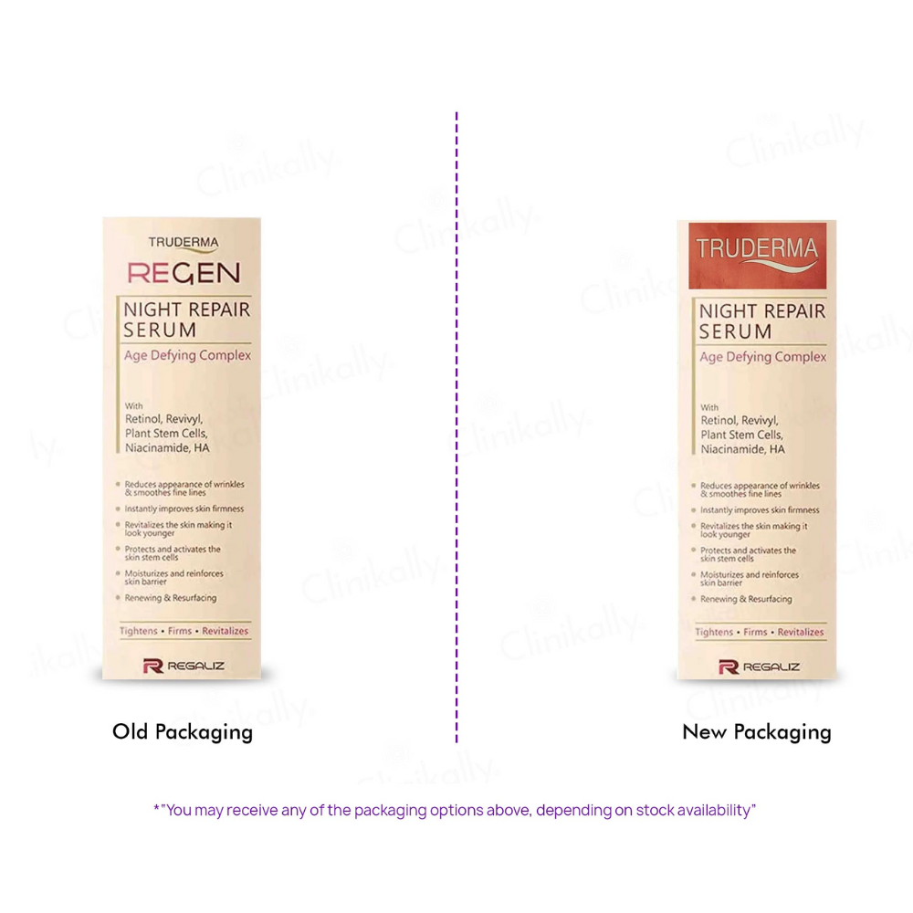 Truderma Regen Night Repair Serum For Skin Ageing