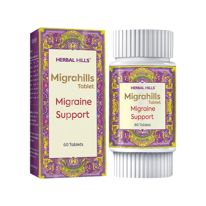 Herbal Hills Migrahills Migraine Support Tablets