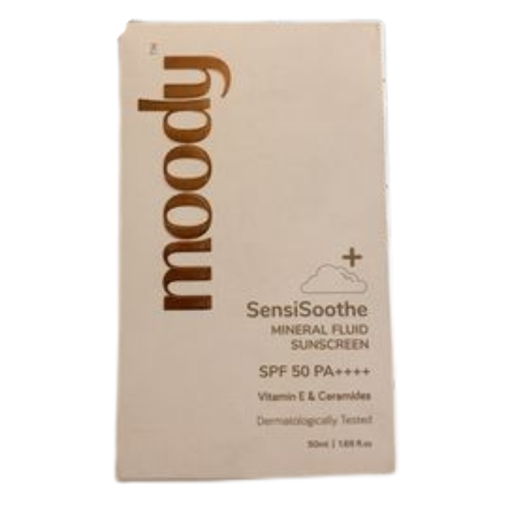 Moody SensiSoothe Mineral Brightening Sunscreen Serum with Ceramides & Rice