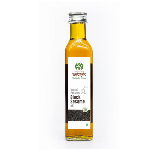 Siddhagiri's Satvyk Organic Wood Pressed Black Sesame Oil (Kala Til)