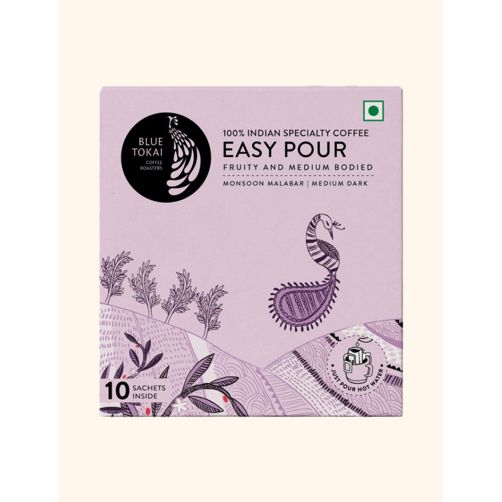 Buy Blue Tokai Monsoon Malabar Medium-Dark Roast Easy Pour Sachets from DrMediCart