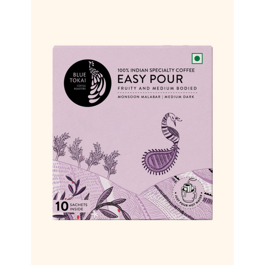 Buy Blue Tokai Monsoon Malabar Medium-Dark Roast Easy Pour Sachets from DrMediCart