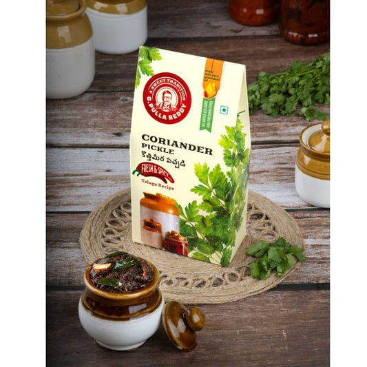 Buy Pulla Reddy Coriander Pickle from DrMediCart, Ship from India to USA