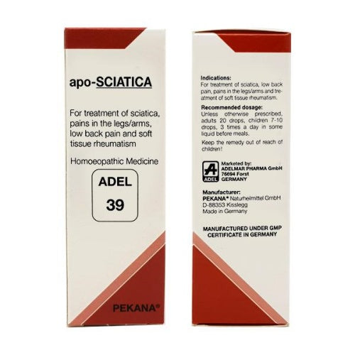 Buy Adel Homeopathy 39 Apo-Sciatica Drop from DrMediCart, Ship from India to USA