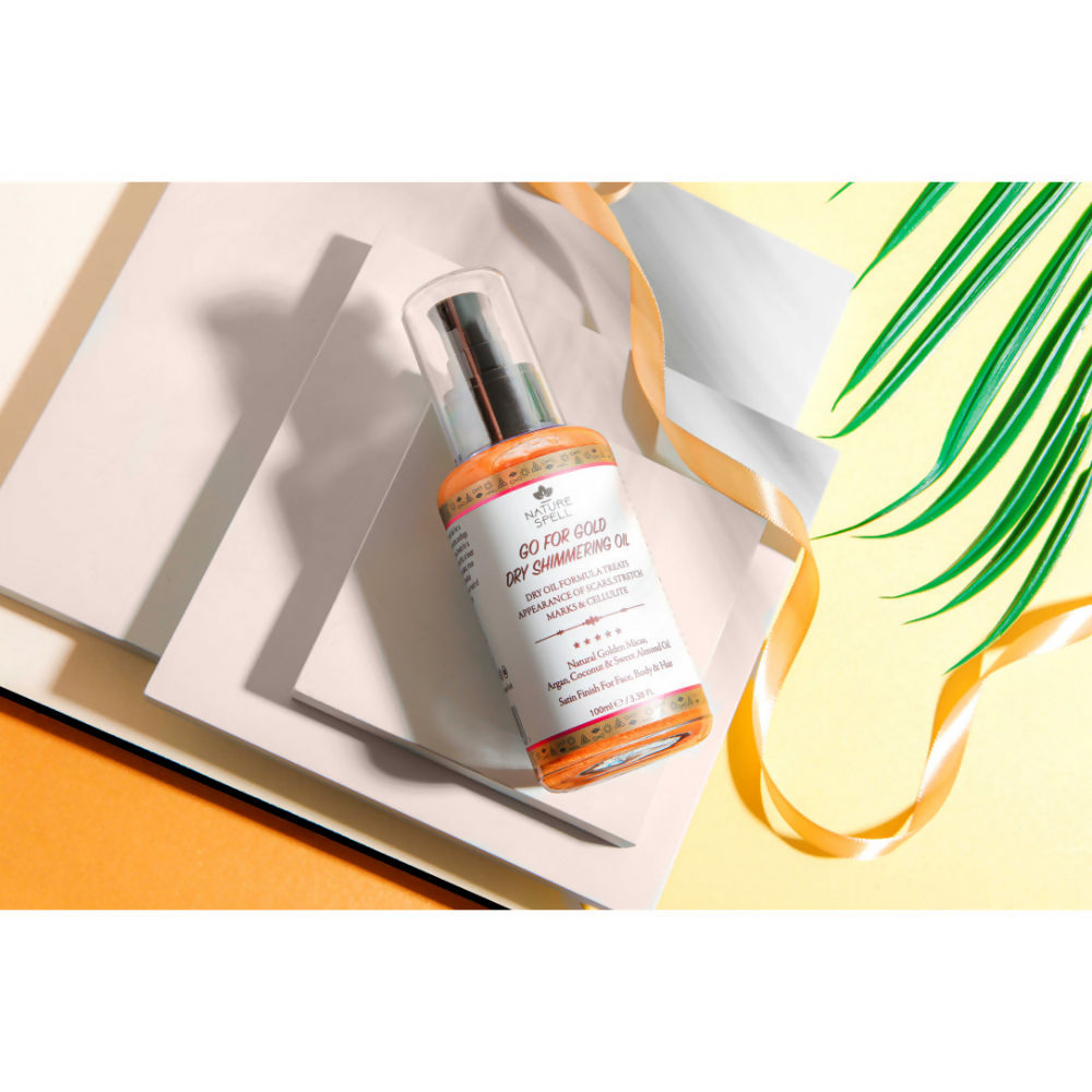Nature Spell Go for Gold Dry Shimmer Oil