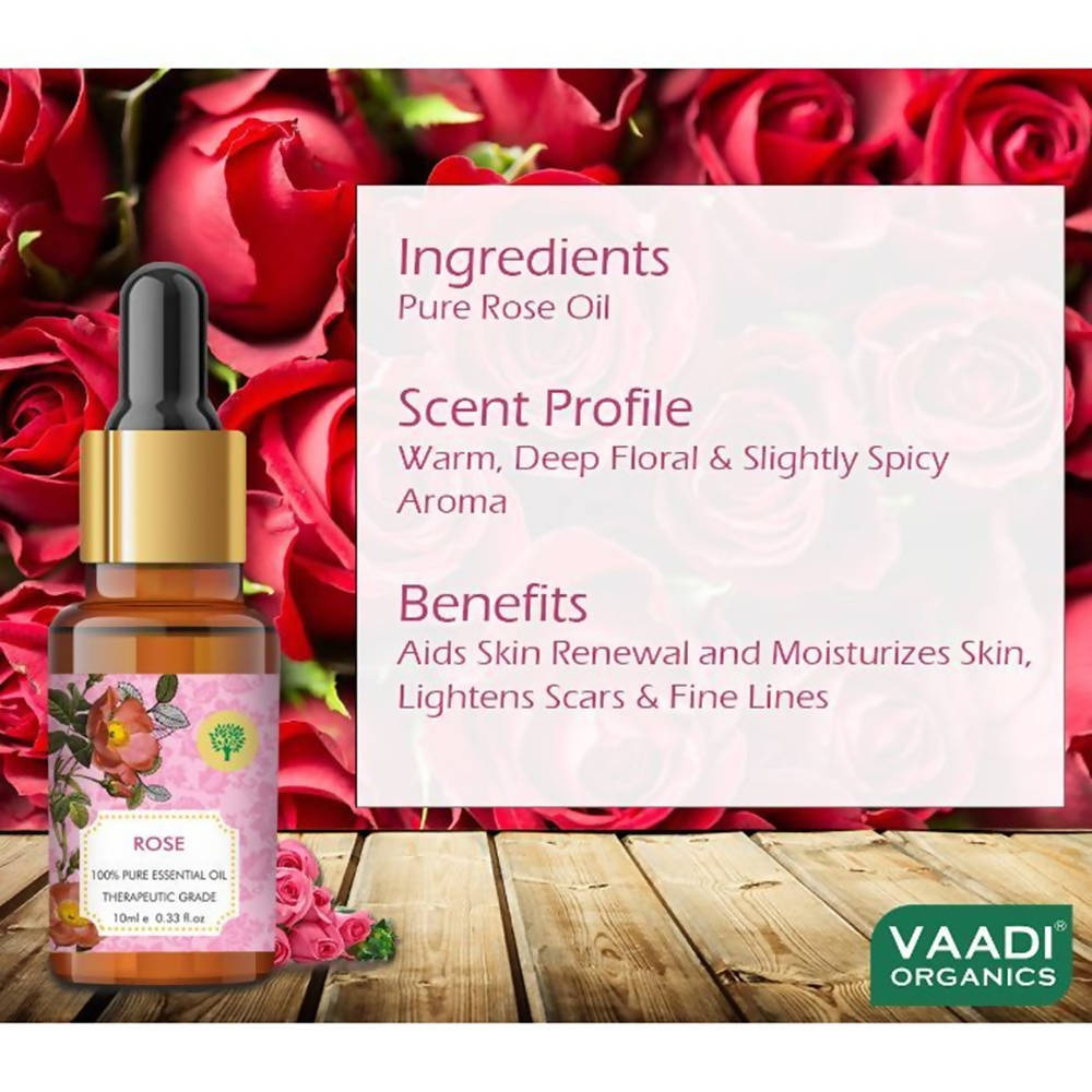 Vaadi Herbals Rose Oil Therapeutic Grade - Drmedicart