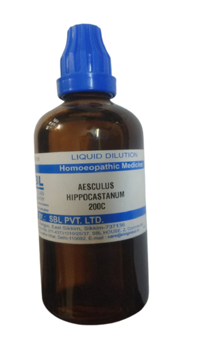 SBL Homeopathy Aesculus Hippocastanum Dilution