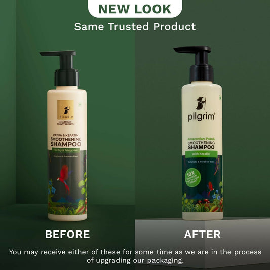 Buy Pilgrim Patu?? & Keratin Hair Smoothening Shampoo For Dry & Frizzy Hair, For Hair Smoothening & Healthy Scalp from DrMediCart, Ship from India to USA