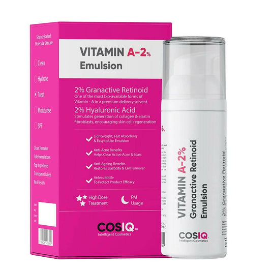 Buy Cos-IQ Vitamin A-2% Granactive Retinoid Emulsion from DrMediCart, Ship from India to USA