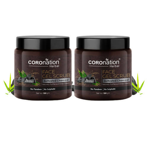 Coronation Herbal Activated Charcoal Face Gel Scrub