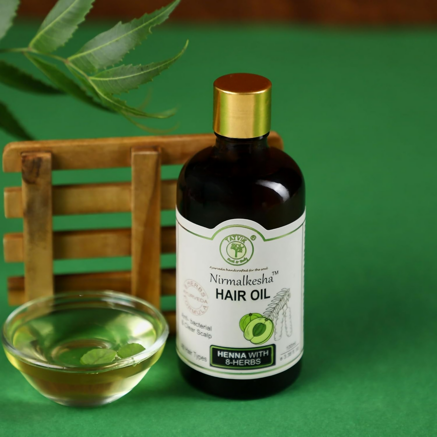 Tatvik Ayurveda Nirmalkesha Hair Oil (Henna With 8-Herbs)