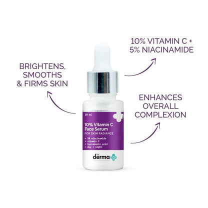 The Derma Co 10% Vitamin C Face Serum For Skin Radiance - Drmedicart