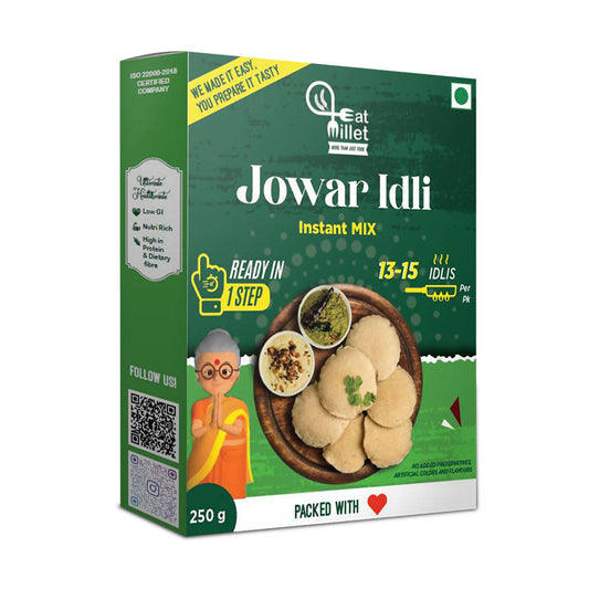 Buy Eat Millet Jowar Idli Instant Mix from DrMediCart, Ship from India to USA