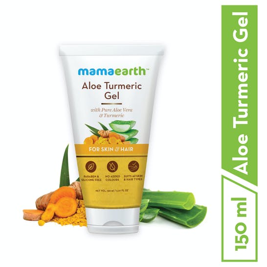 Mamaearth Aloe Turmeric Gel For Skin & Hair - Drmedicart