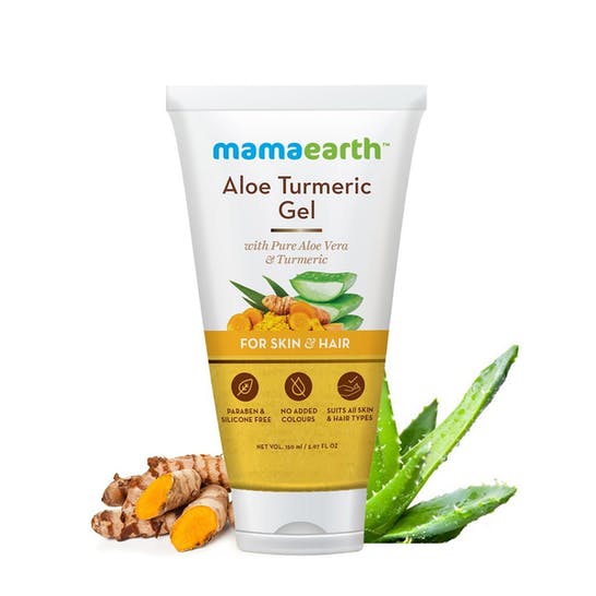 Mamaearth Aloe Turmeric Gel For Skin & Hair - Drmedicart