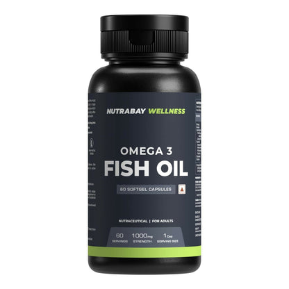 Nutrabay Wellness Omega 3 Fish Oil Capsules