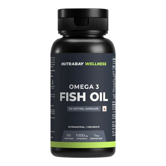 Nutrabay Wellness Omega 3 Fish Oil Capsules