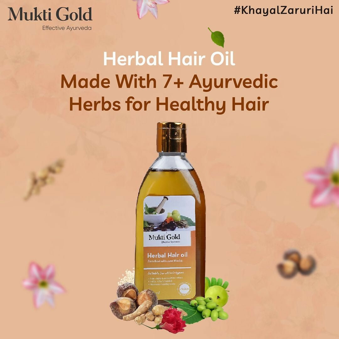 Axiom Mukti Gold Herbal Hair Oil