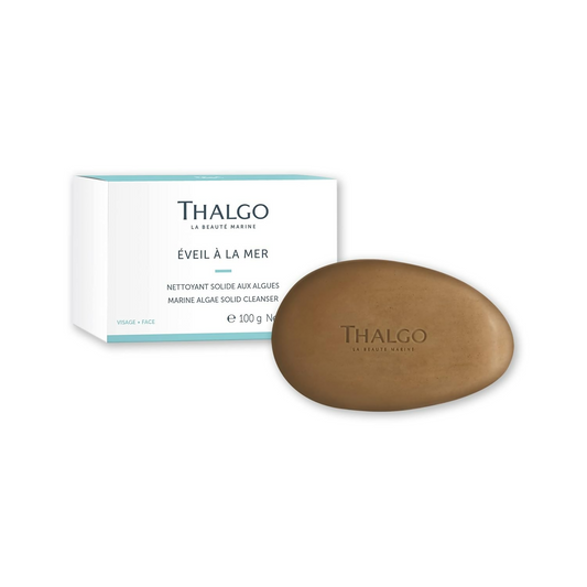 Thalgo Marine Algae Solid Cleanser - Revitalising Face Cleanser For Detoxifying & Smoothing Skin Texture