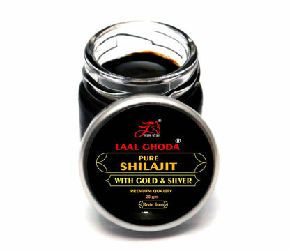 Laal Ghoda Pure Sj With Gold & Silver