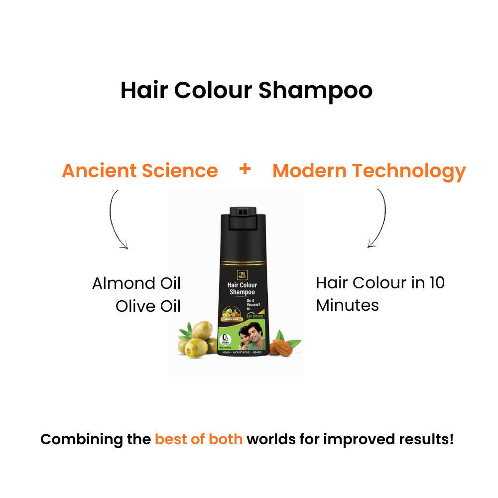 Tru Hair & Skin Black Colour Shampoo - Drmedicart