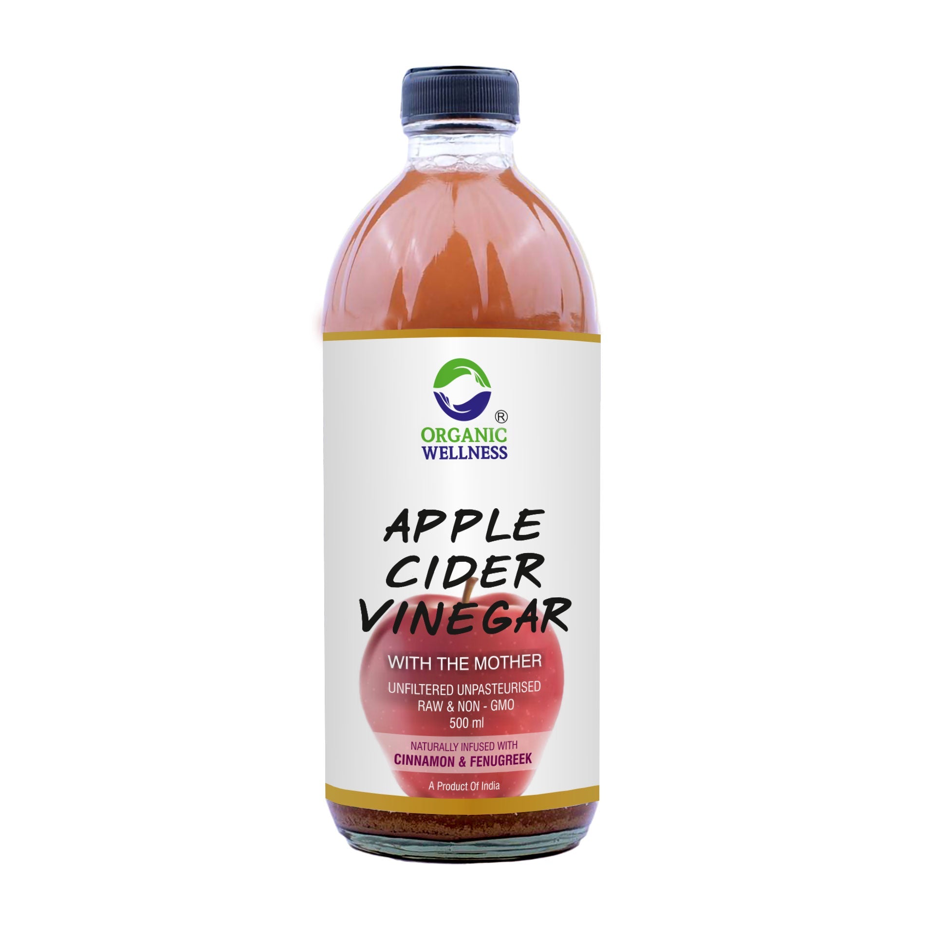 Buy Organic Wellness Apple Cider Vinegar with Mother, Cinnamon & Fenugreek from DrMediCart