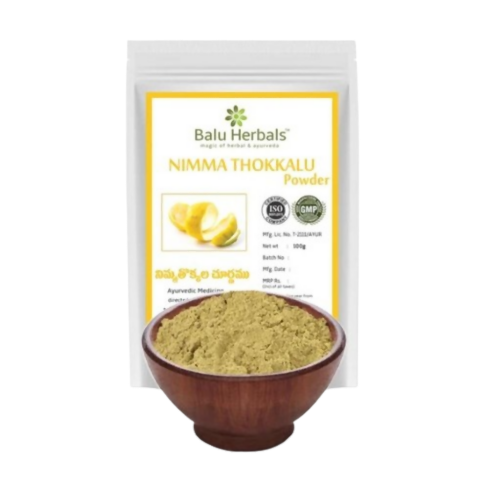 Balu Herbals Lemon Peel (Nimma Thokkala) Powder