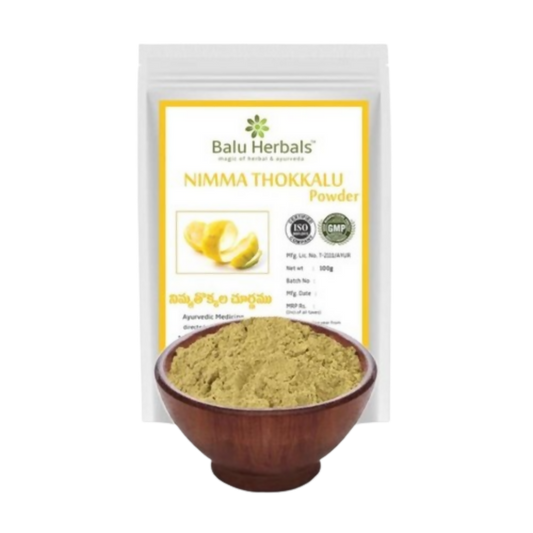 Balu Herbals Lemon Peel (Nimma Thokkala) Powder