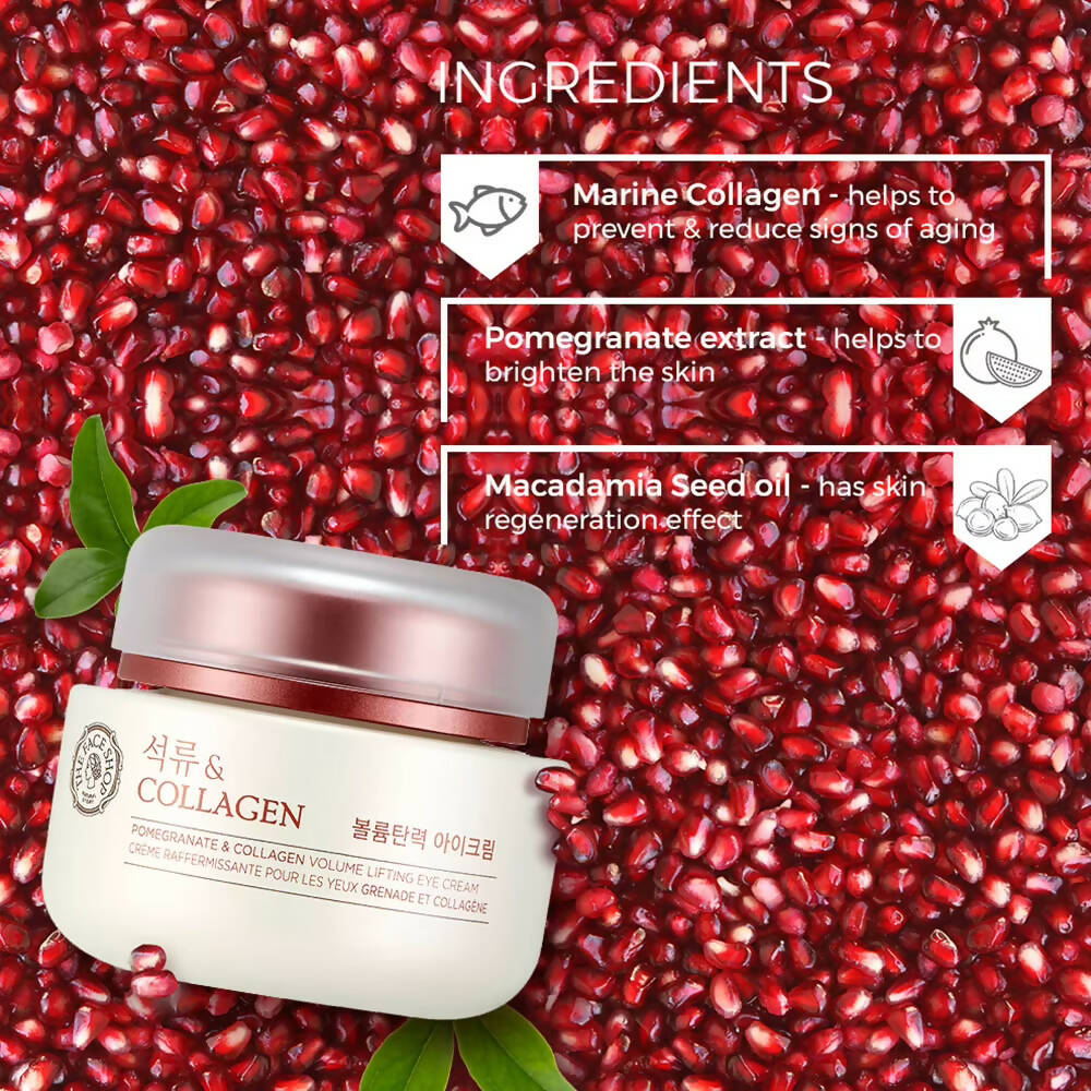 The Face Shop Pomegranate & Collagen Volume Lifting Eye Cream - Drmedicart