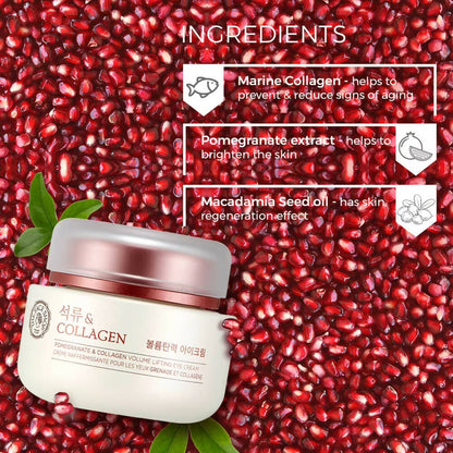 The Face Shop Pomegranate & Collagen Volume Lifting Eye Cream - Drmedicart