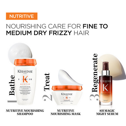 Kerastase Nutritive Riche Shampoo For Dry Hair With Proteins & Niacinamide Vegan