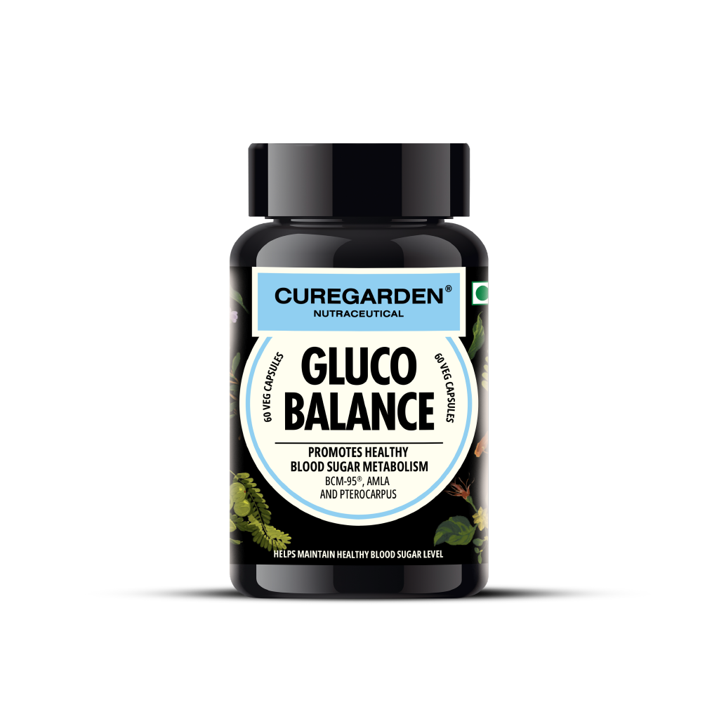 Buy Curegarden Natural Gluco Balance Veg Capsules from DrMediCart, Ship from India to USA