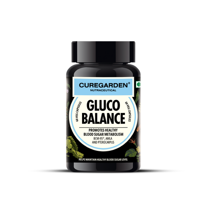 Buy Curegarden Natural Gluco Balance Veg Capsules from DrMediCart, Ship from India to USA