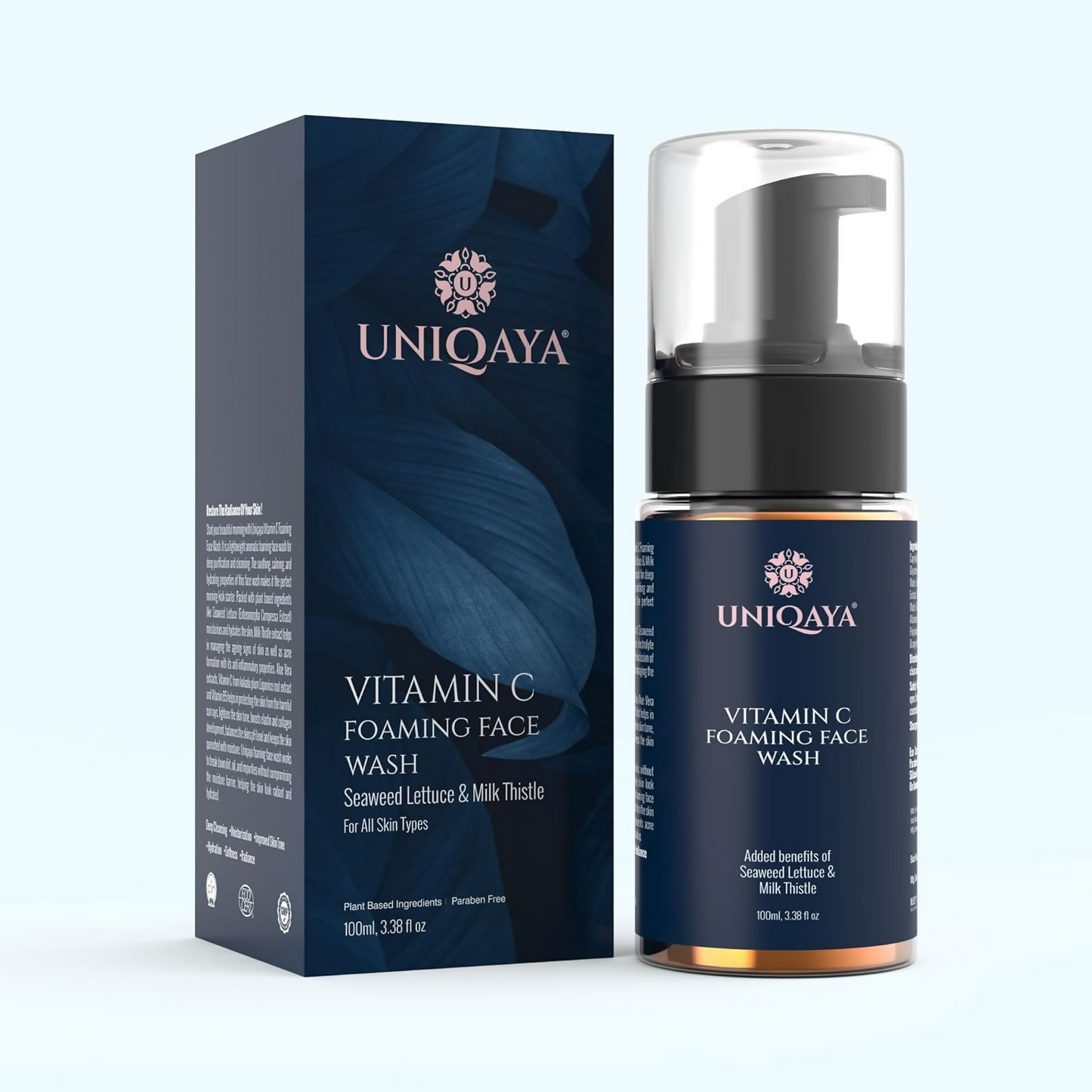 Uniqaya Vitamin C Foaming Face Wash For Brightening & Glowing Skin