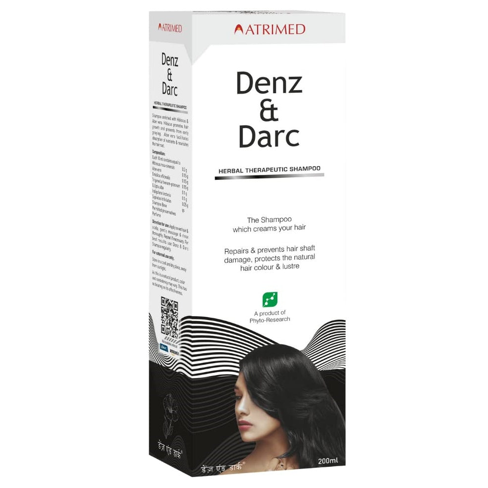 Buy Atrimed Ayurvedic Denz & Darc Shampoo from DrMediCart, Ship from India to USA