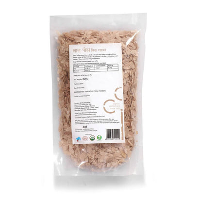 Conscious Food Organic Red Rice Flakes (Red Poha)