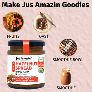 Jus Amazin Hazelnut Spread Crunchy  - Choco Mania