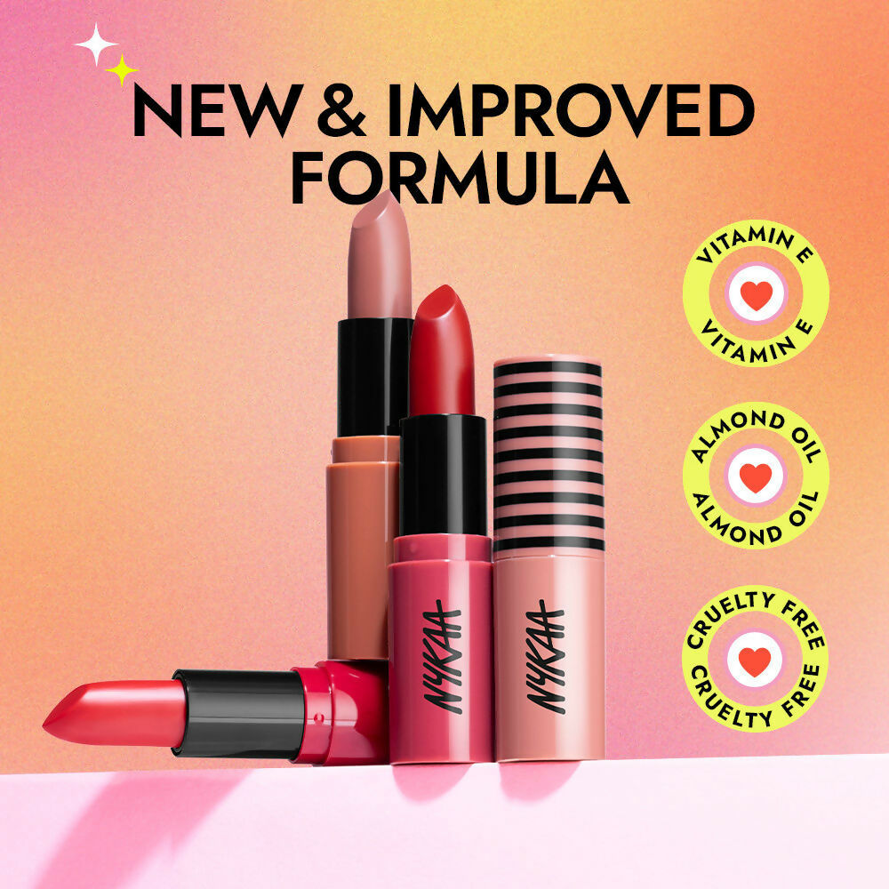 Nykaa So Creme Creamy Matte Lipstick - Pretty In Pink