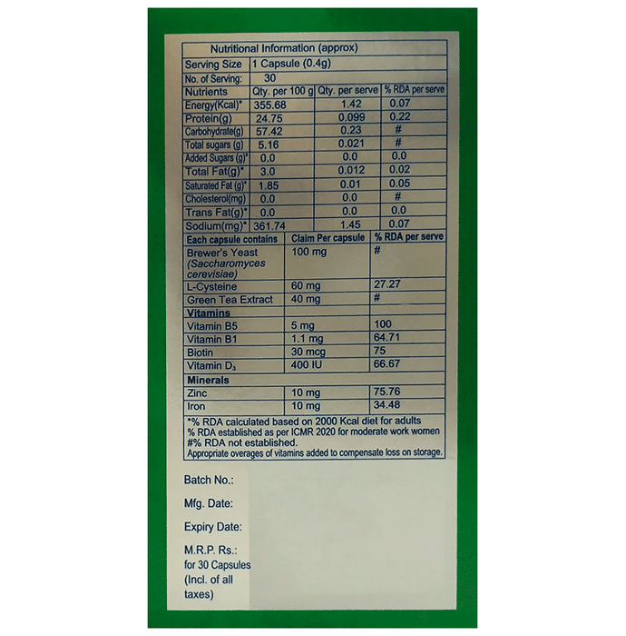Cipla Adgain Plus Healthy Hair Capsules