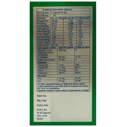 Cipla Adgain Plus Healthy Hair Capsules