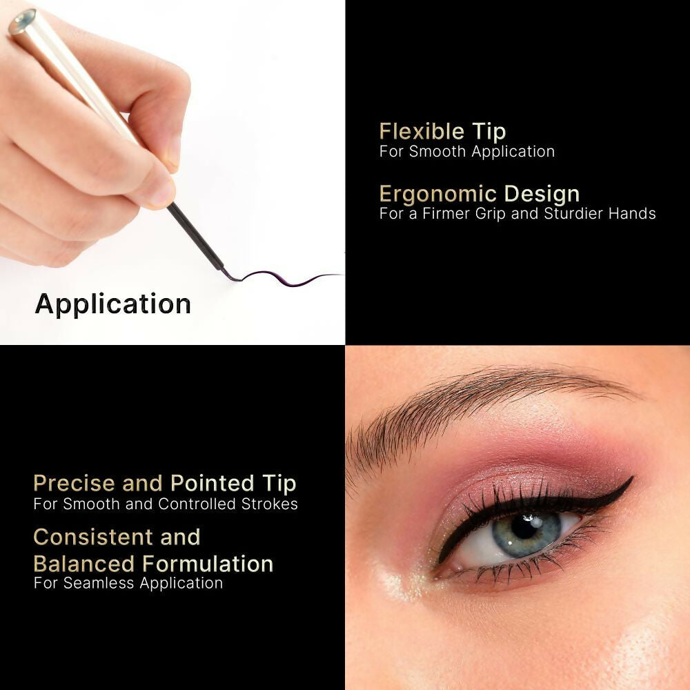 Swiss Beauty Select Here To Stay Liquid Liner, 4- Magnet Black