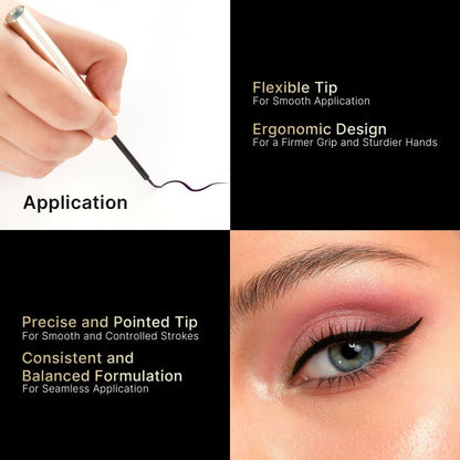 Swiss Beauty Select Here To Stay Liquid Liner, 4- Magnet Black