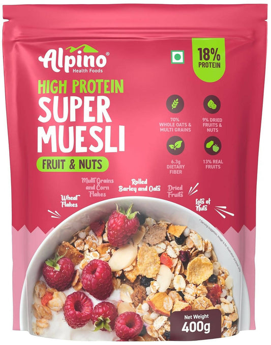 Buy Alpino High Protein Super Muesli Fruit & Nuts from DrMediCart, Ship from India to USA