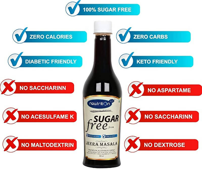 Newtrition Plus Sugar Free Jeera Masala Syrup