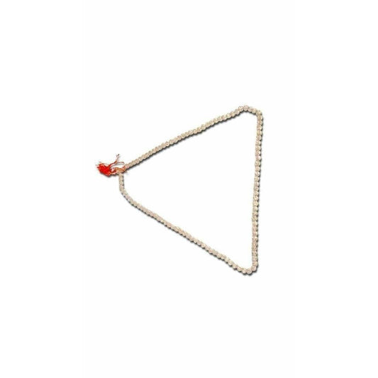 Buy Crystal(Alum & Quartz) 108 Beads Chain (Medium Size) / Spatika 108 Pusalu Mala (Medium Size)